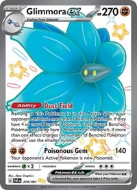 Glimmora ex - 218/091 - Paldean Fates